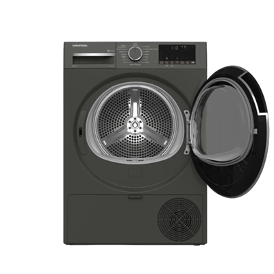 GPDH 9644 Grundig 9 Kg Isı Pompalı Manhattan Gray Kurutma Makinesi