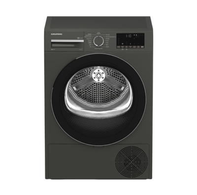 GPDH 9644 Grundig 9 Kg Isı Pompalı Manhattan Gray Kurutma Makinesi