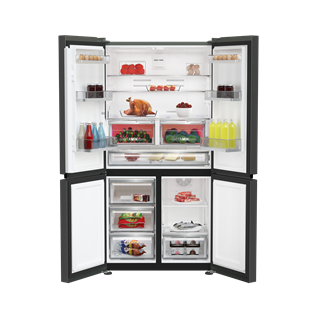 GQND 572 DI Grundig Gardırop Tipi Net 572Lt. Dark Inox Buzdolabı