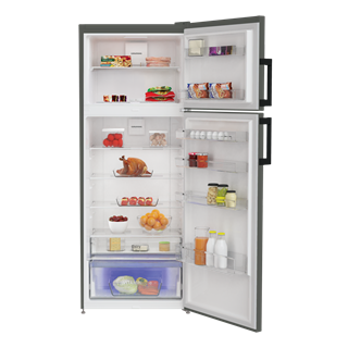 GRNE 406 MG Grundig Duo No Frost Net 406Lt. Manhattan Gray Buzdolabı