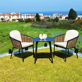 Havanna Bistro Set 1+1+S (Alüminyum + Örgü)