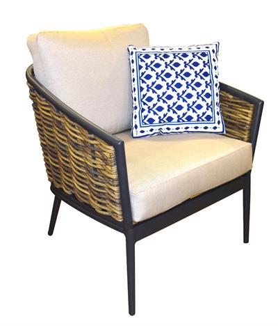 Havanna İkili Lounge Alüminyum + Örgülü Set