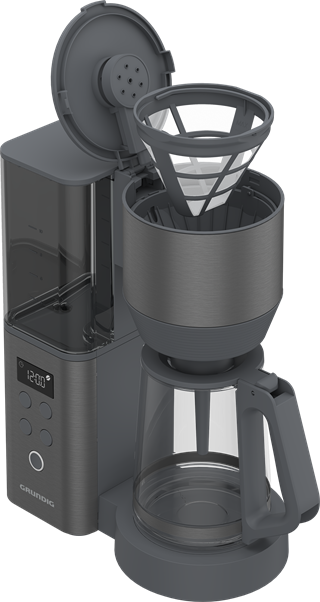 KM 7340 Grundig Dark Inox Filtre Kahve Makinesi