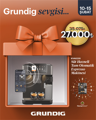 KVA 8230 Grundig Delisia Tam Otomatik HomeWhiz WIFI Kahve Makinesi