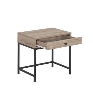 Lara Çekmeceli Dikdörtgen Köşe Sehpa 55x40x55cm