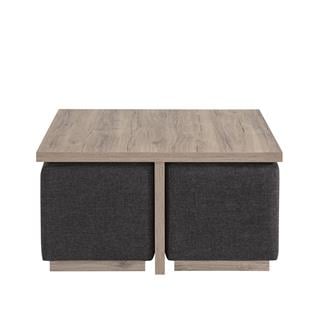 Madrid Puflu Kare Orta Sehpa 90x90x48cm