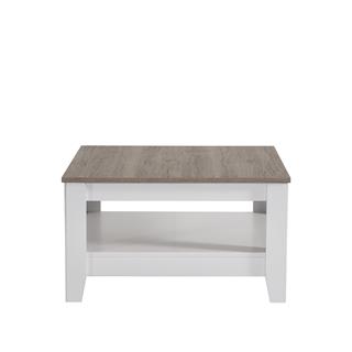 Montana Raflı Kare Orta Sehpa 80x80x45cm