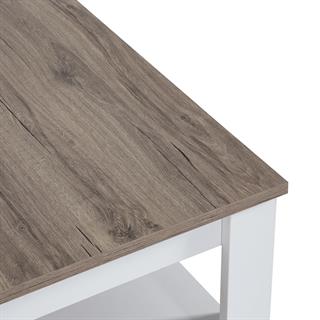 Montana Raflı Kare Orta Sehpa 80x80x45cm