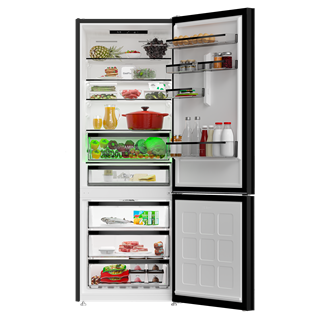 PBZL 9561 E Leisure Siyah Cam Net 490Lt. Buzdolabı