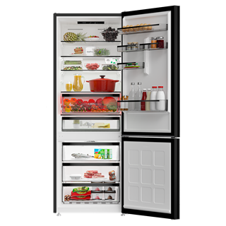 PBZL 9561 E Leisure Siyah Cam Net 490Lt. Buzdolabı