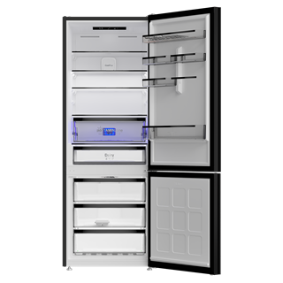 PBZL 9561 E Leisure Siyah Cam Net 490Lt. Buzdolabı