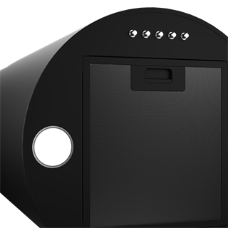 PDLA 39 S Leisure Boru Tipi Siyah Ada Davlumbaz