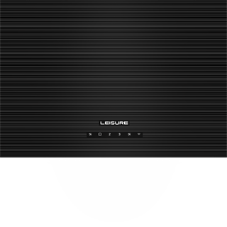 PDLY 909 S Leisure Siyah Cam Y Tipi Davlumbaz