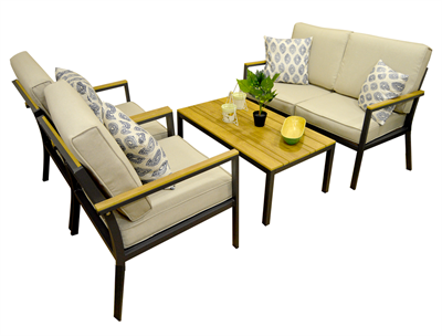 Provence İkili Lounge Alüminyum Set