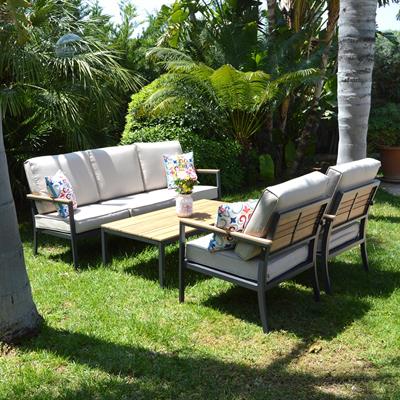 Provence Üçlü Lounge Alüminyum Set