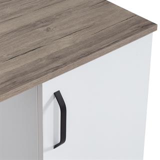 RIVA.CLMS Riva Dolap Bölmeli Çalışma Masası 110x60cm