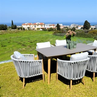 Rodos Dining Set 6 Koltuk + Yemek Masası