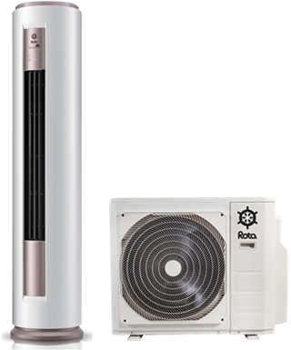 RotaClimate 24000Btu/26000Btu DC Inverter Tek Faz (Mono Faz) Salon Tipi Yuvarlak Klima