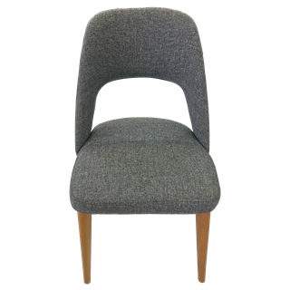 Sandalye Lotus Naturel Ceviz Ayak - Etna 106 Parma Kumaş