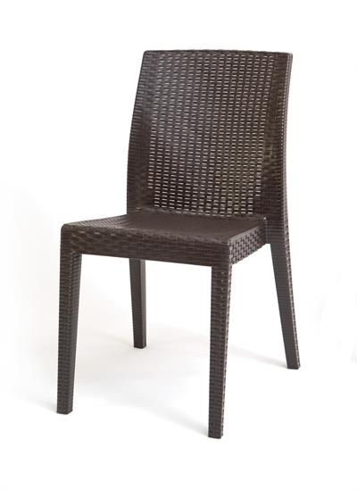 Siena Starlux Rattan Kolsuz Sandalye Kahve