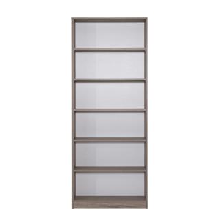 Vega 5 Raflı 6 Bölmeli Geniş Kitaplik 80x27x202cm