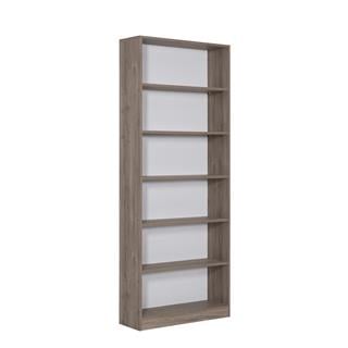 Vega 5 Raflı 6 Bölmeli Geniş Kitaplik 80x27x202cm