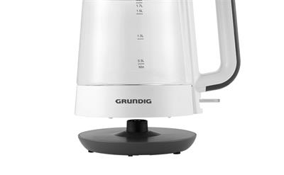 WK 5860 Grundig Beyaz Şeffaf Cam Kettle & Su Isıtıcı