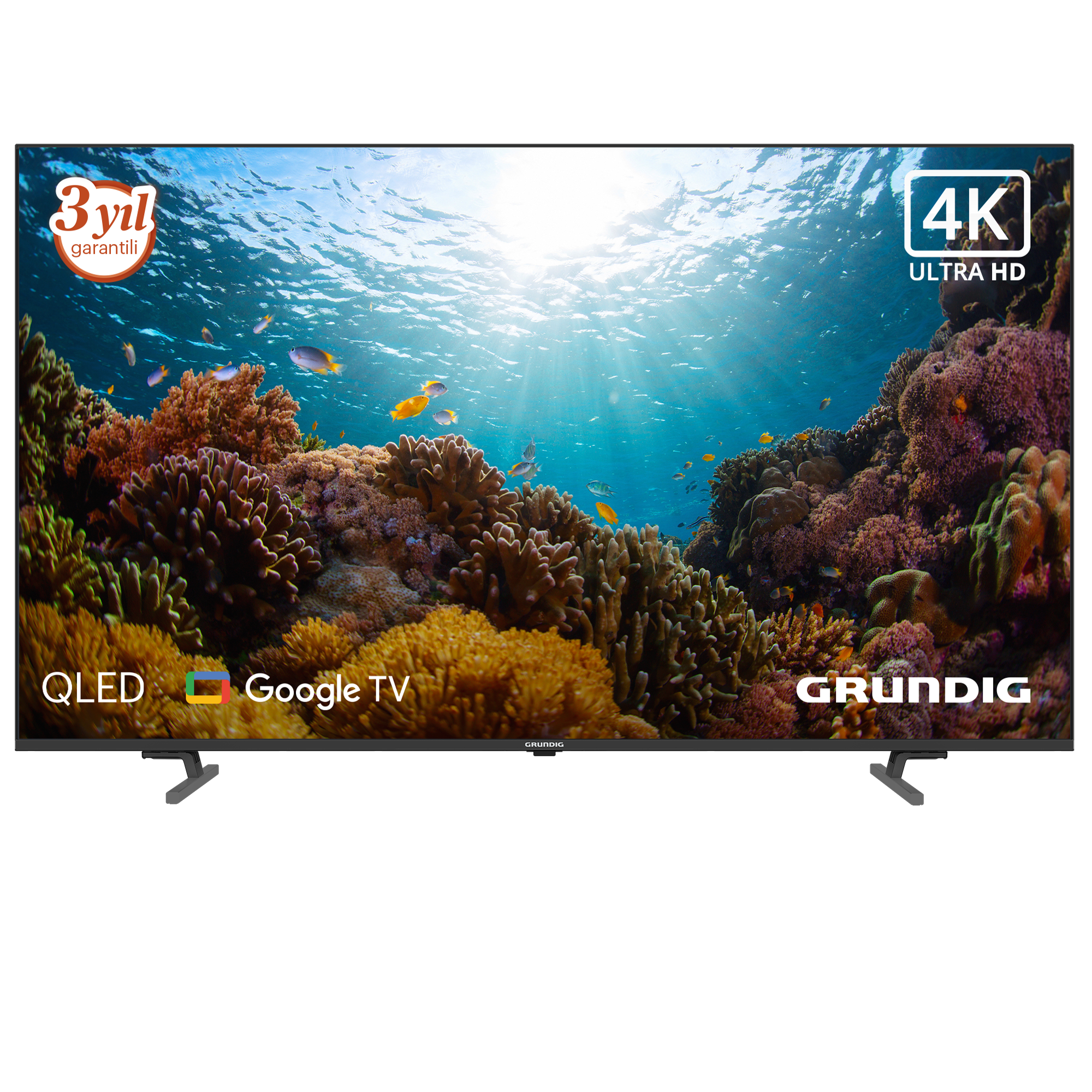 55 inch Grundig Google QLed TV / 55GRD-FC2T00 (55 GJQ 9200)