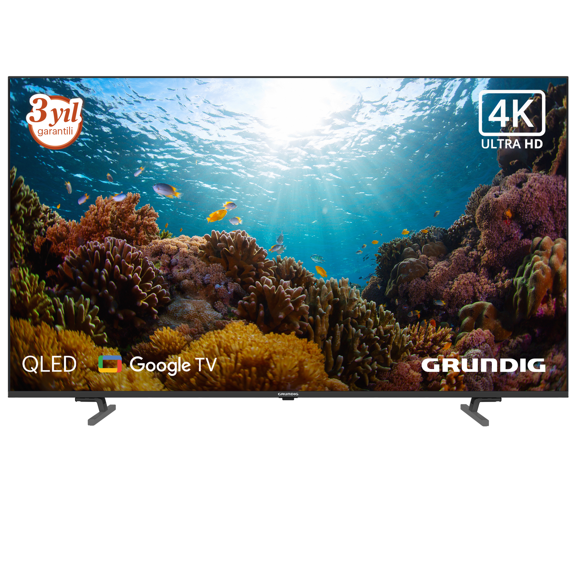 65 inch Grundig Google QLed TV / 65GRD-FC3T00 (65 GJQ 9200)