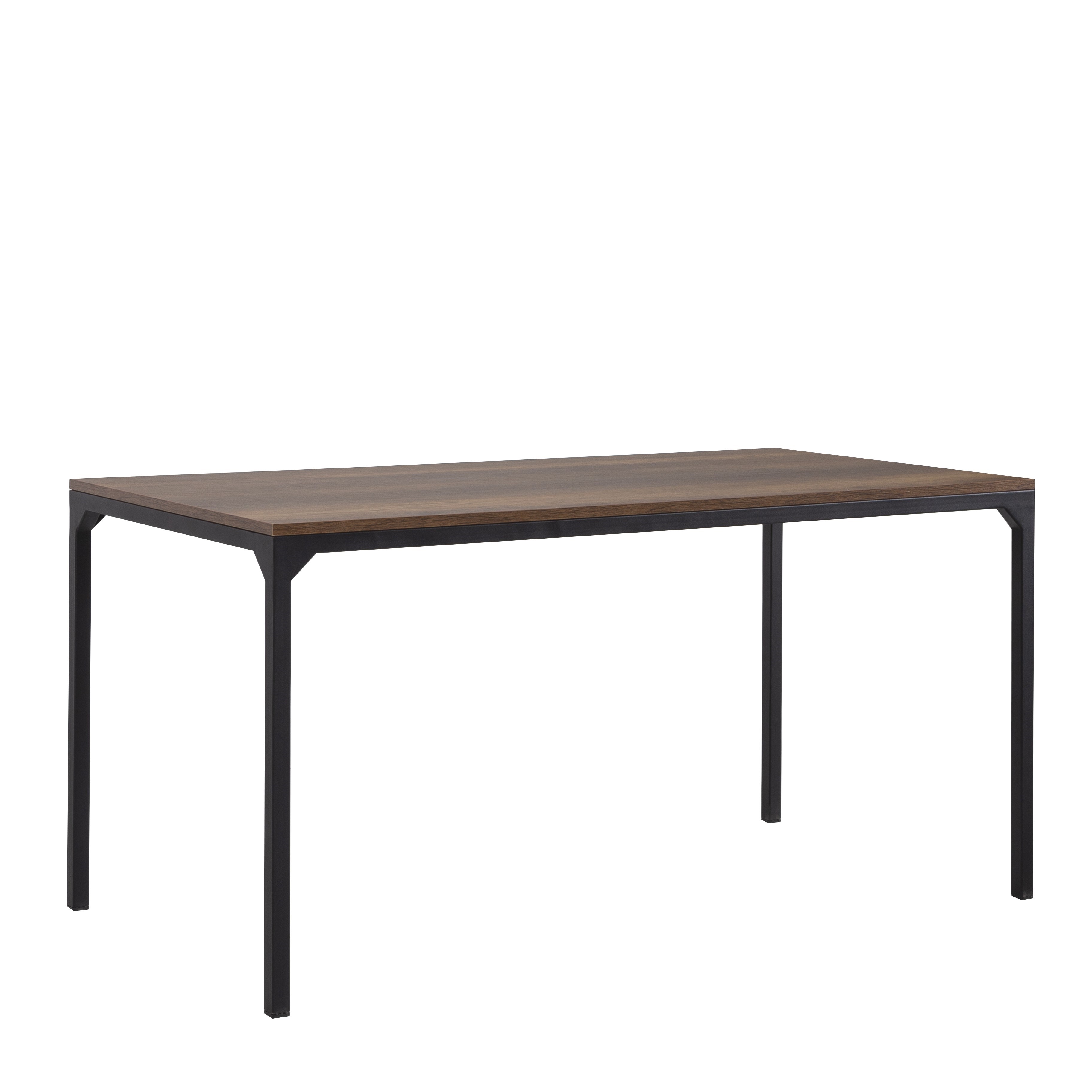 Astor Metal Ayaklı Ahşap Tablalı Yemek Masası