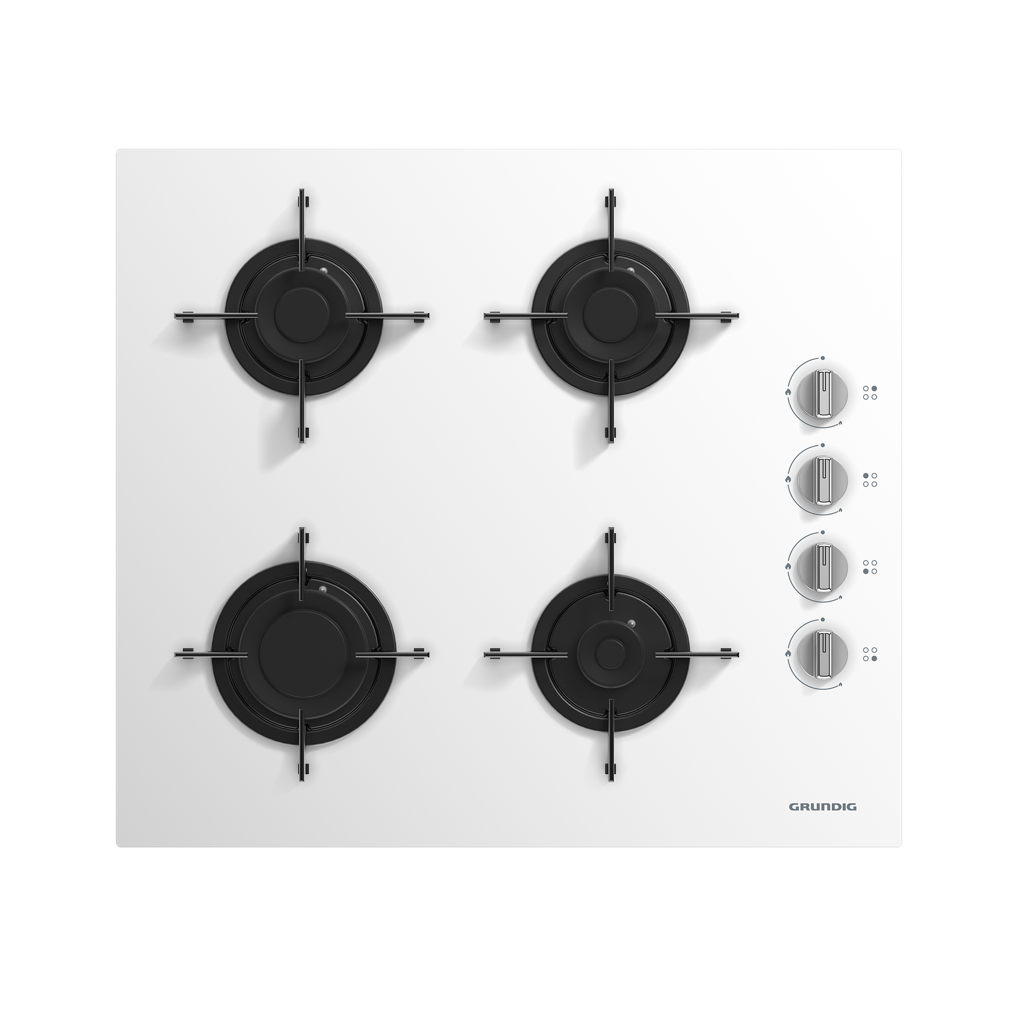 GIGL 400W Grundig Ankastre 60cm Beyaz Cam Ocak