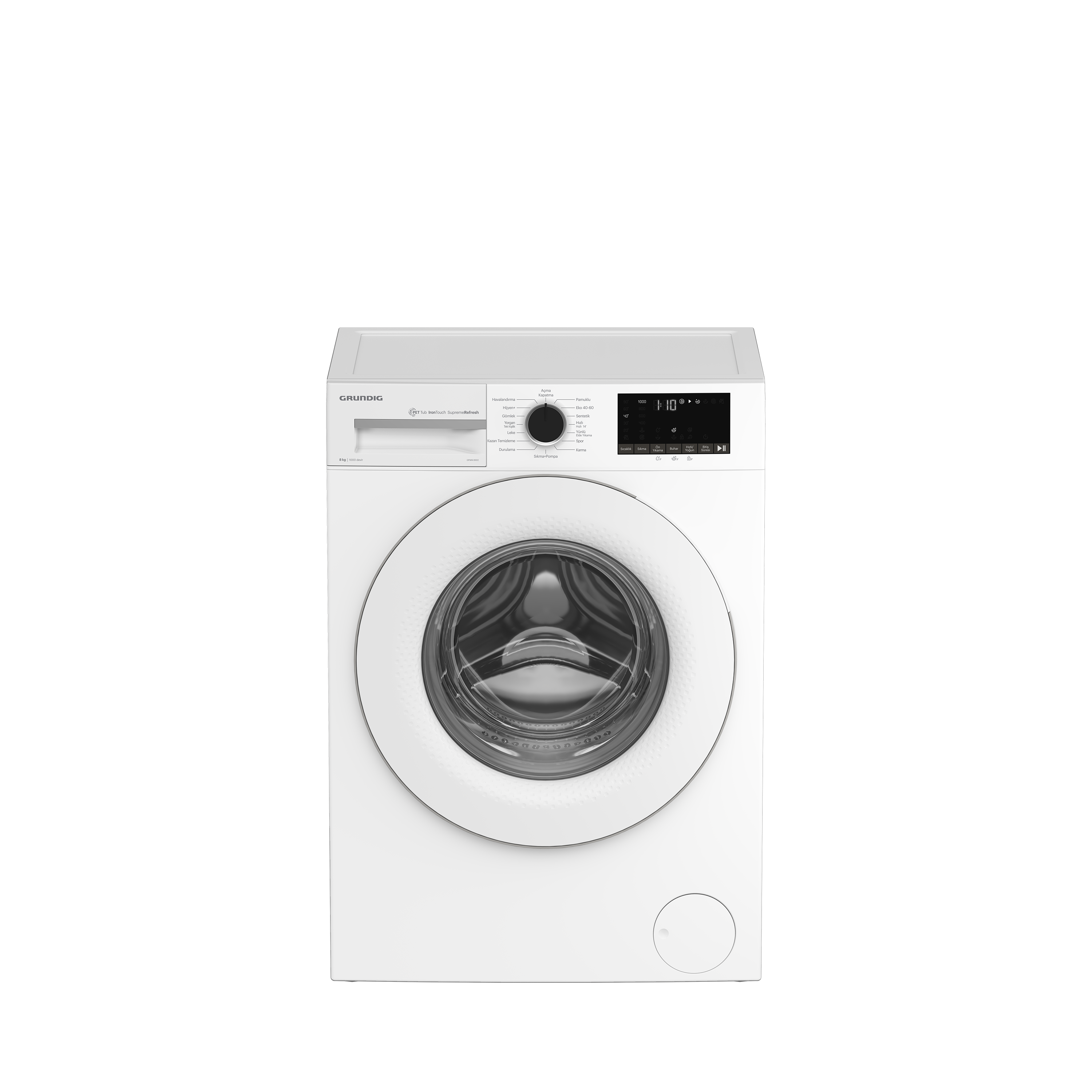 GNWM 81612 A Grundig 8 Kg Inverter Motor Çamaşır Makinesi