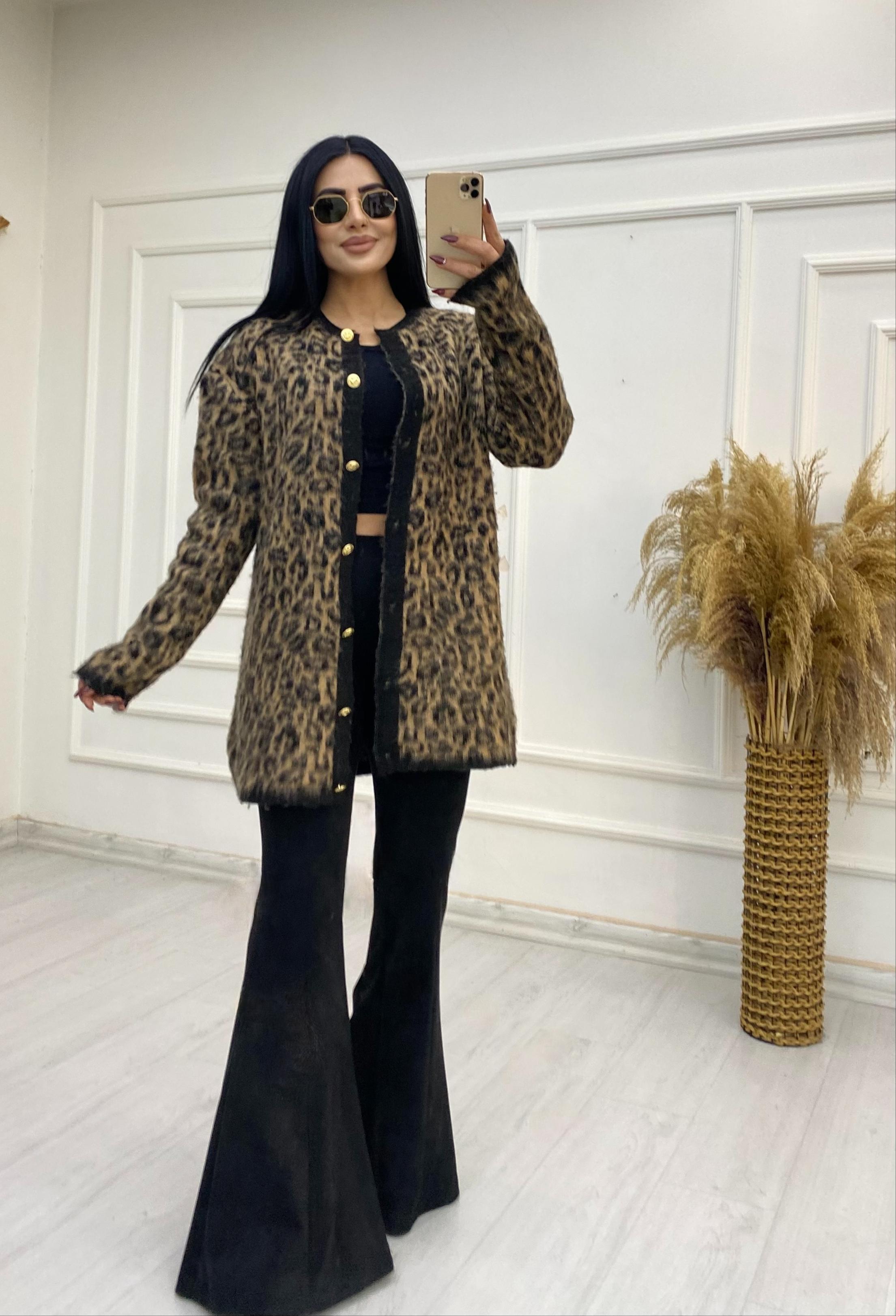 Beli Lastikli Kuşaklı Kahve Elbise