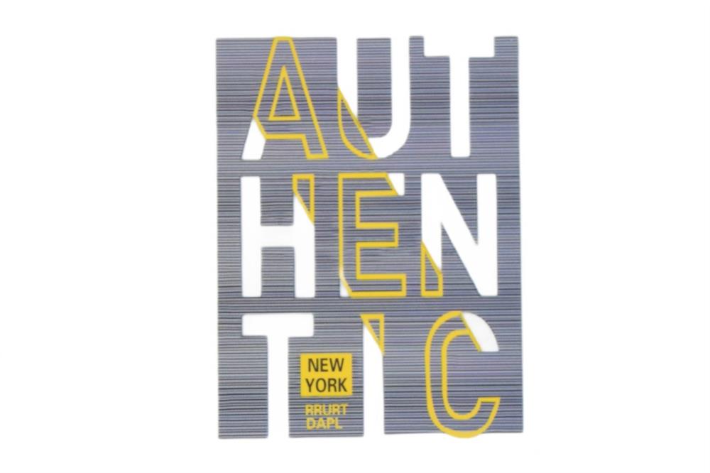 Authentic Yazılı Transfer Baskı Aksesuar