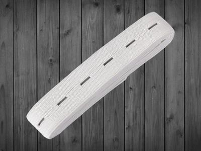 1,5 Cm Beyaz İlikli Lastik