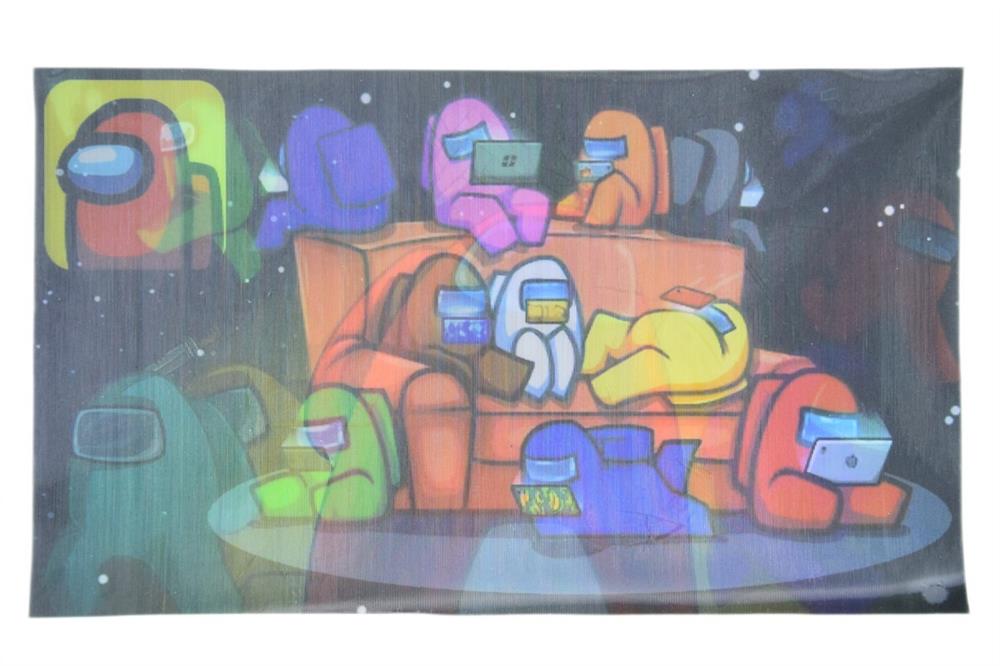 Amongus Hologram Transfer Baskı Aksesuar