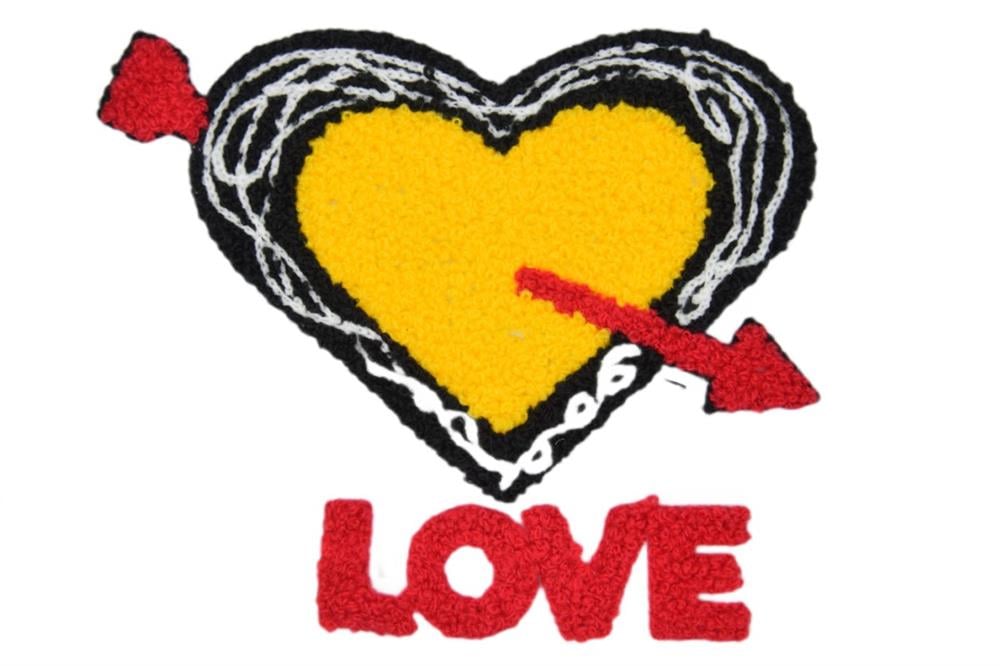 Kalpli Love Yazılı Süzene Aksesuar