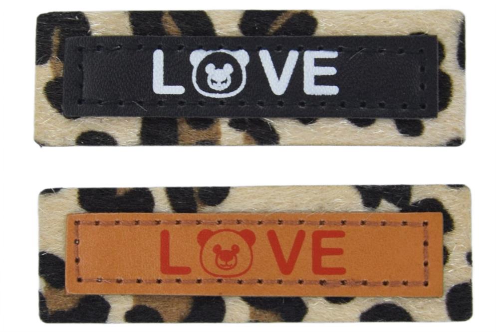 Love Yazılı Panda Baskılı Aksesuar