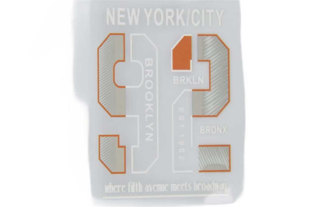 New York Yazılı Transfer Baskı Aksesuar