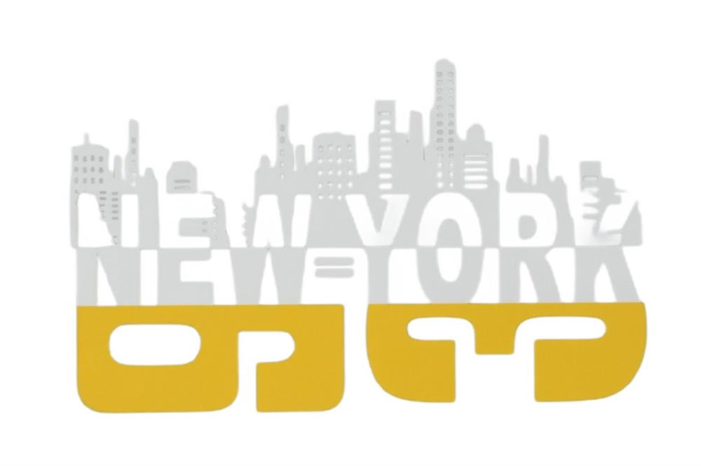 New York Yazılı Transfer Baskı Aksesuar