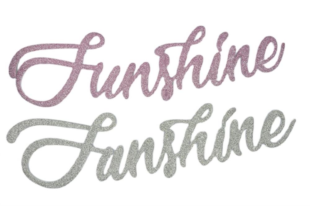 Sunshine Yazılı Simli Aksesuar