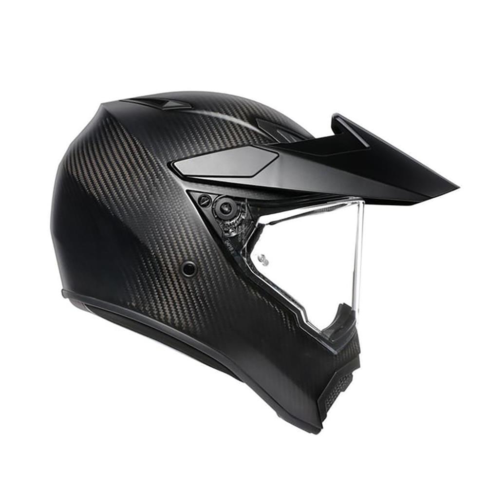 Agv AX9 Solid Matt Carbon Kapalı Kask