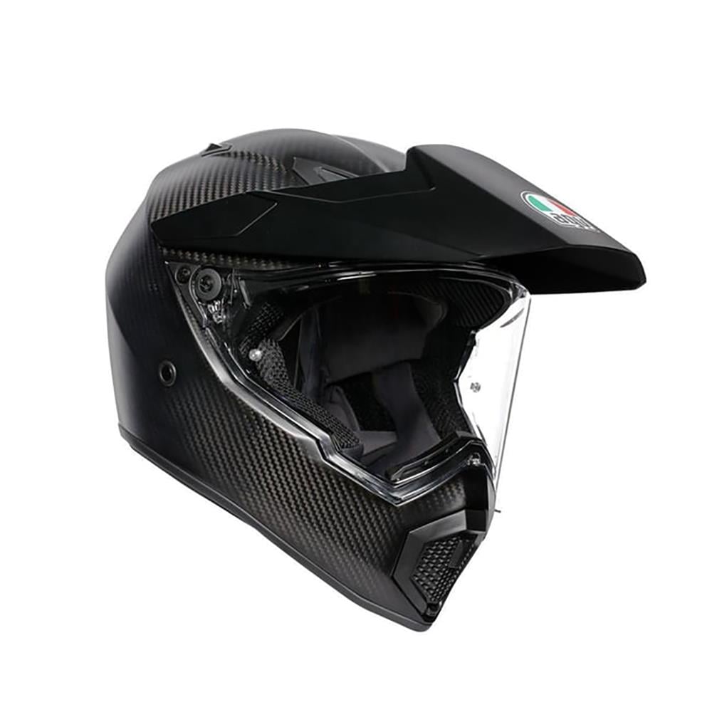 Agv AX9 Solid Matt Carbon Kapalı Kask