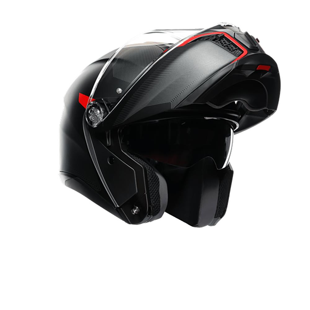 AGV KASK/TOURMOD ULAR MLT FREQUENCY MATT GUN METAL RED