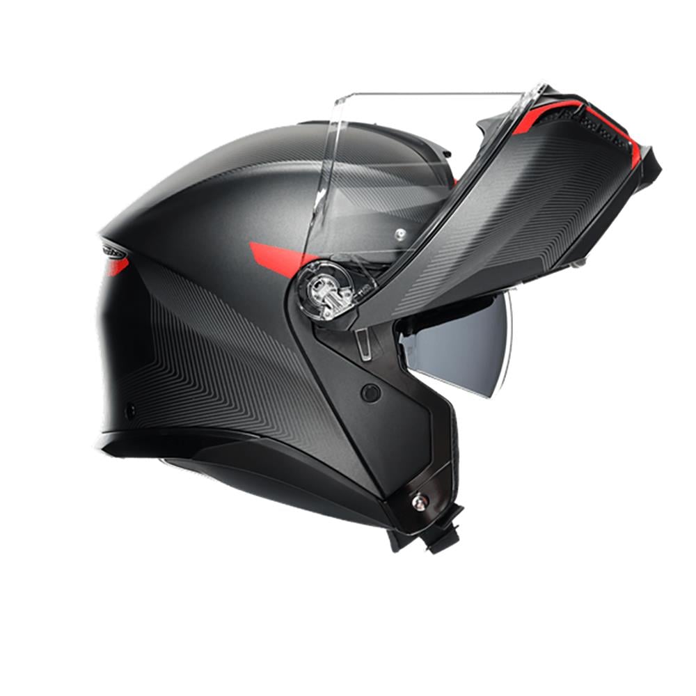 AGV KASK/TOURMOD ULAR MLT FREQUENCY MATT GUN METAL RED