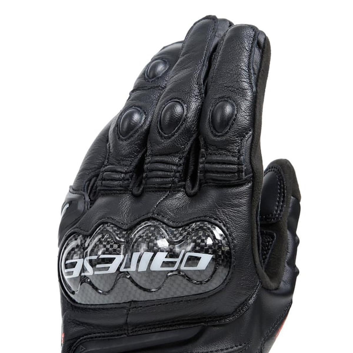 Dainese Carbon 4 Black Kısa Deri Eldiven