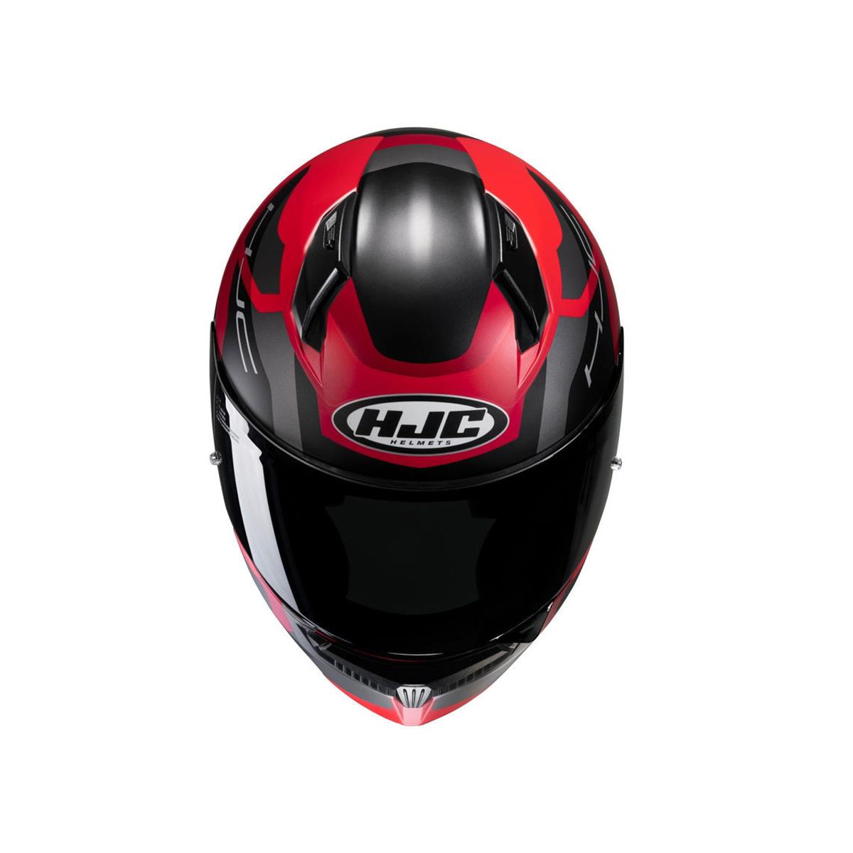 HJC C10 TİNS MC1SF  SİYAH KIRMIZI KASK