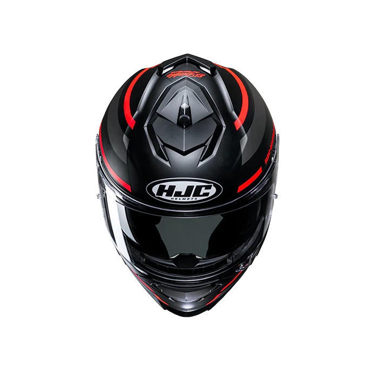 HJC İ71 FQ20 MC1SF SİYAH KIRMIZI KASK