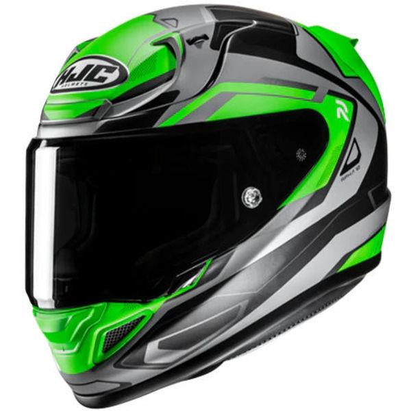 HJC RPHA12 Brels MC4HSF Kapalı Motosiklet Kaskı Gri Yeşil