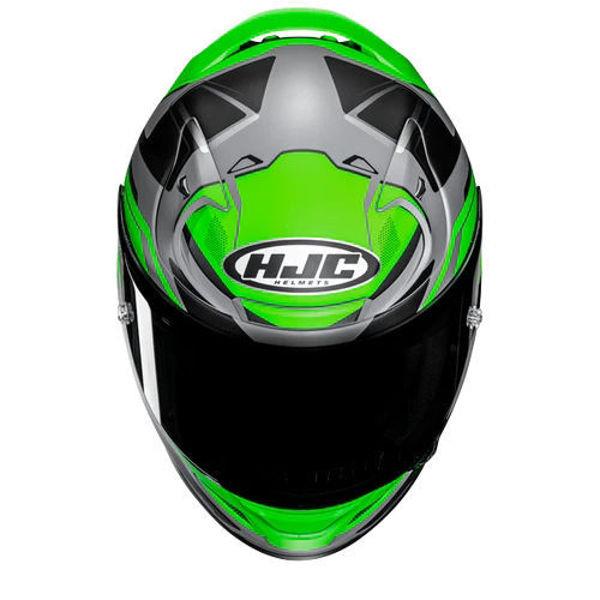 HJC RPHA12 Brels MC4HSF Kapalı Motosiklet Kaskı Gri Yeşil